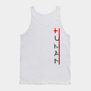 Human Dark Tank Top